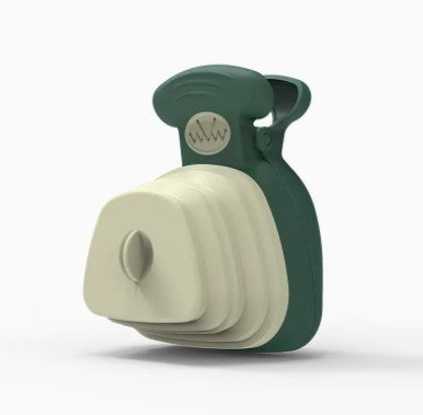 Foldable Travel Dog Poop Bag Dispenser with Spoon
